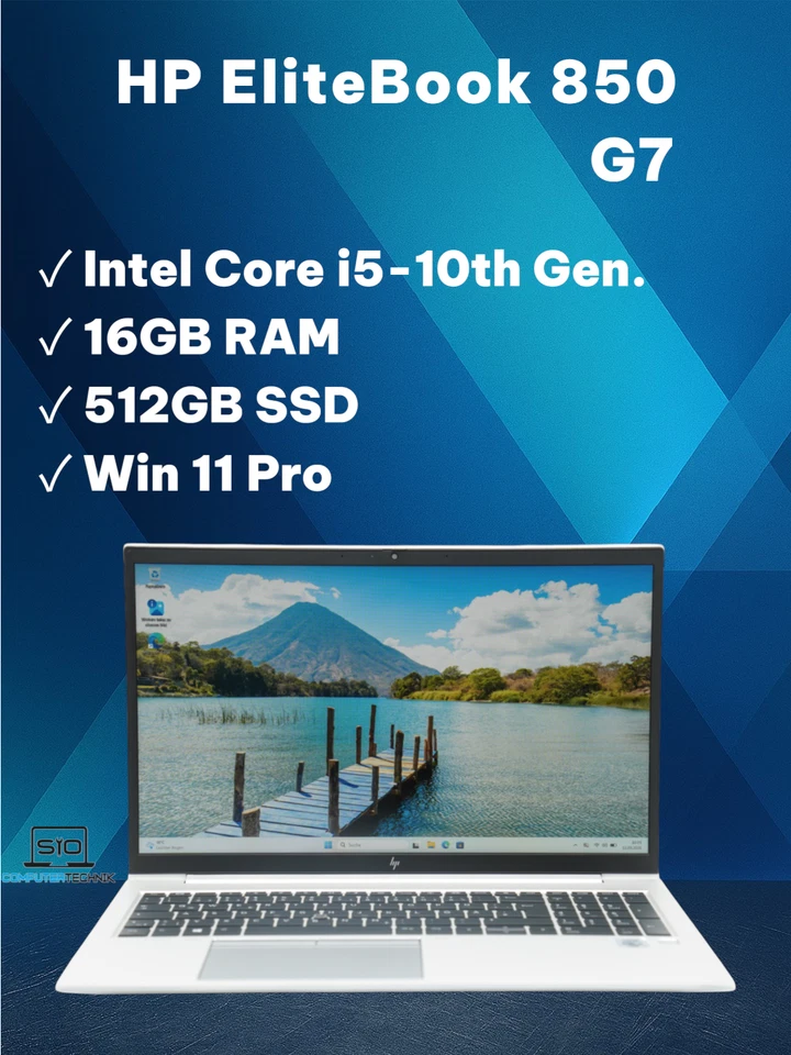 HP EliteBook 850 G7 · i5-10310U · 16GB · 512GB, Foto 1 von 5