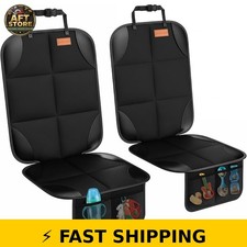 SMART ELF Car Seat Protector 2-Pack - Thick Padding, Non-Slip