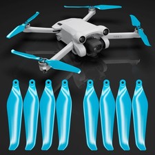 Master Airscrew Stealth Propellers for DJI Mini 3 Pro  Mini 4 Pro Blue, 4 p...