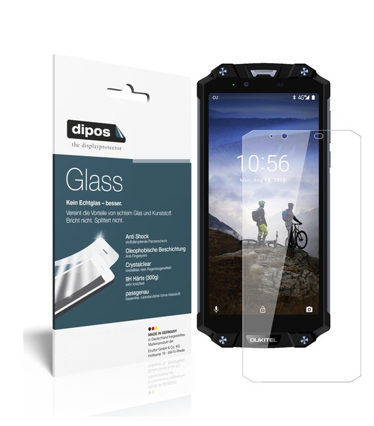 2X Schutzfolie FüR Oukitel WP2 - Anti-Shock 9H Folie Dipos Glass Kunststoffglas-image