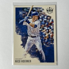 2020 Panini Diamond Kings - Nico Hoerner #90 (RC) Chicago Rookie Card. rookie card picture