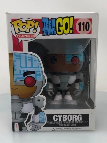Funko POP! Television DC Teen Titans Go! Cyborg #110 Vinyl Figure NOT MINT