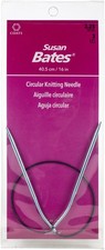 Silvalume Circular Knitting Needles 16" Size 3/3.25mm