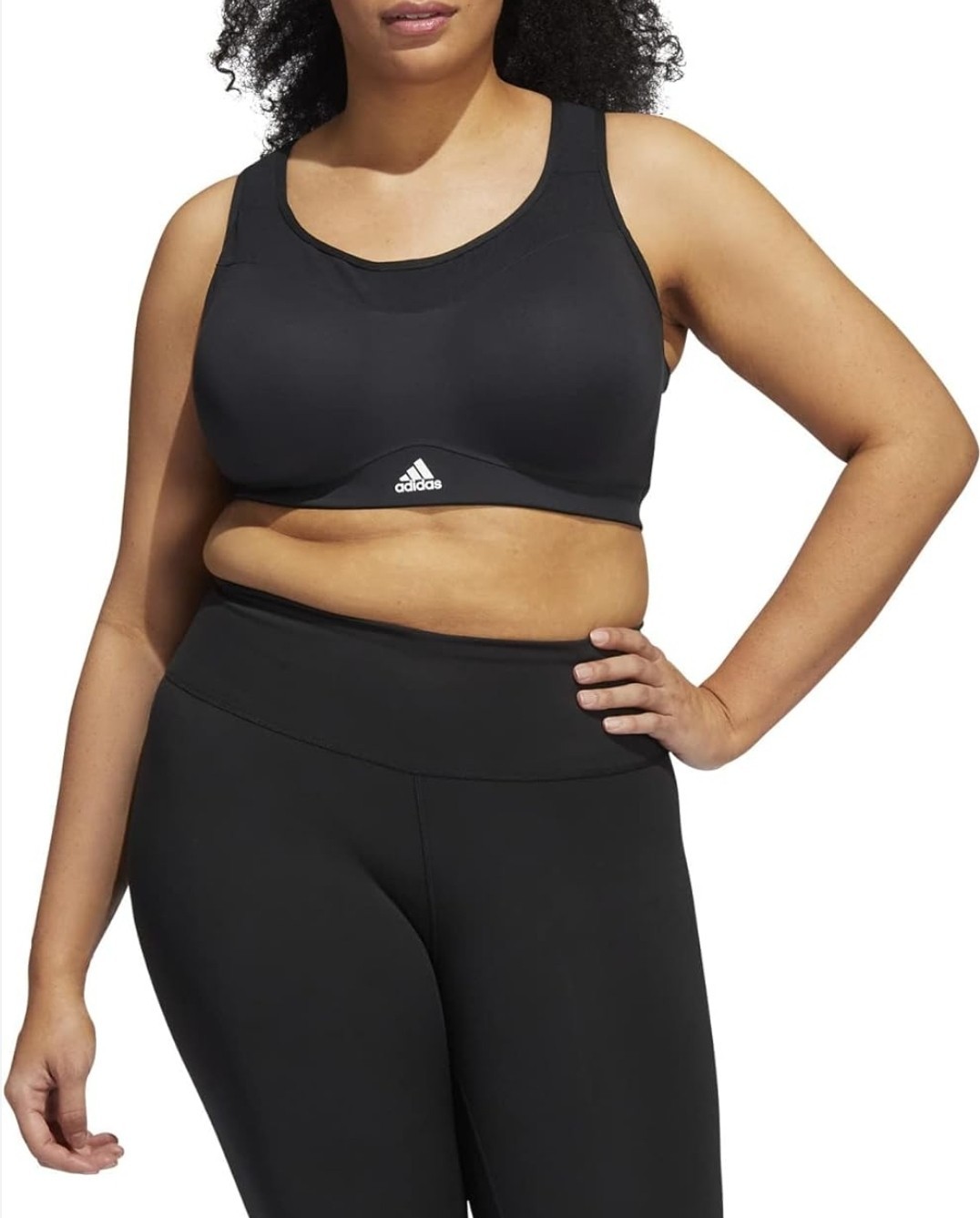 adidas TLRD Impact High Support Training Sports Bra, Plus Size