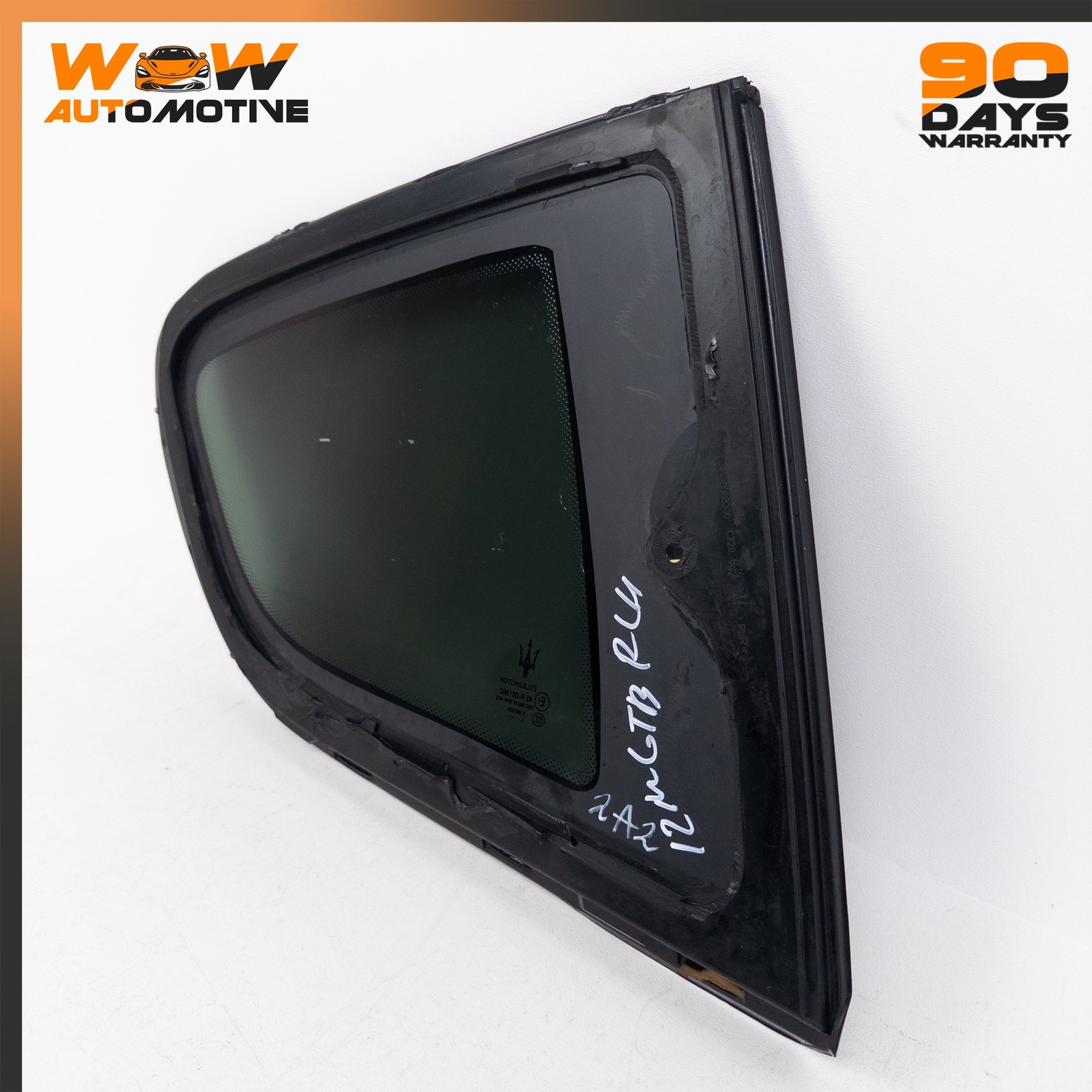 08-19 MASERATI GRANTURISMO S REAR LEFT DRIVER SIDE WINDOW QUARTER GLASS OEM