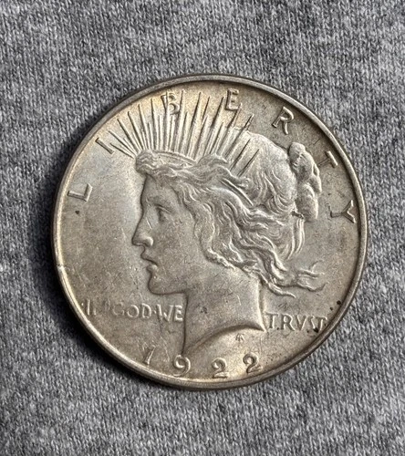 Photo of a 1922-D Peace Dollar from an eBay listing that sold on Jul 20, 2026