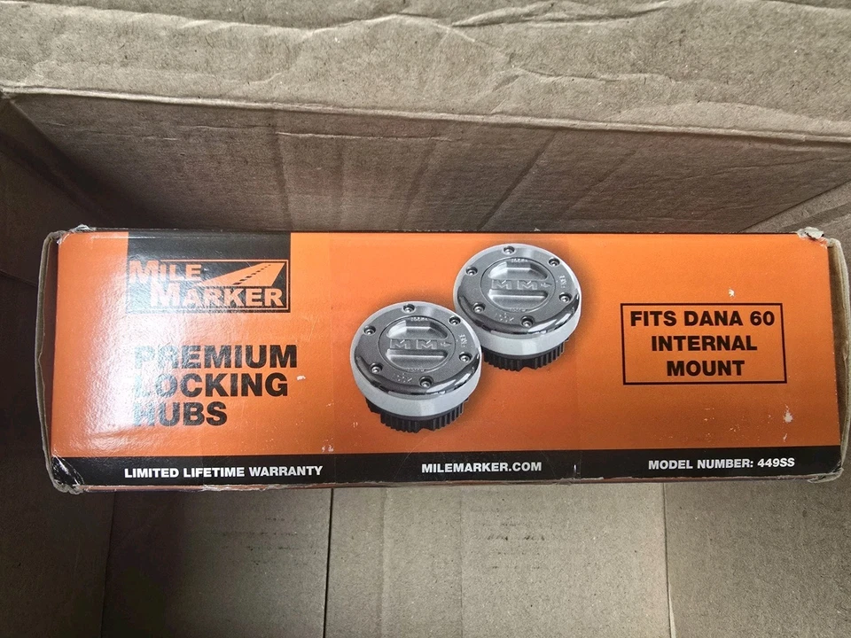 Bujes de bloqueo Mile Marker Premium (449SS), plateados Foto 2 de 4