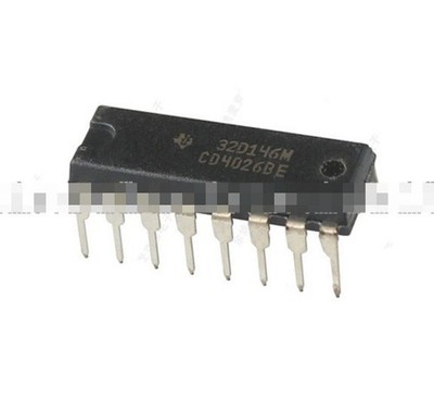 5PCS CD4026 CD4026BE 4026 IC DIP-16   Counters Decade/Divider IC *cc