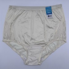 Vanity Fair Perfectly Yours Brief Sz 5 13001 Side Lace Satin New