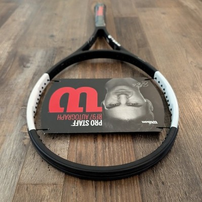 Wilson Pro Staff RF97 Autograph v12 Tuxedo Federer Tennis Racquet