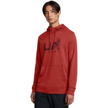 Under Armour Men's Armour Fleece Hunt Logo Hoodie - M - Earthen Orange