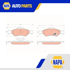 Brake Pads Set Front GDB1418 TRW 1947389 1031781 1111857 1121667 91FX2K021AB New