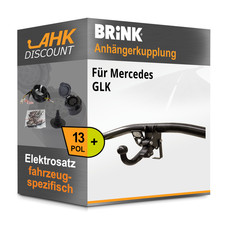 Für Mercedes GLK 2008-2015 BRINK Anhängekupplung abnehmbar + 13polig E-Satz AHK
