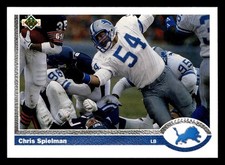 Chris Spielman 1991 Upper Deck #264 Detroit Lions FOOTBALL *081