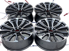 22x9 Chey Gmc Denali 12 Spoke 22x9 6x5.5 24mm Greymachined Wheels Rims 6x139 22x9 Chey Gmc Denali 12 Spoke 22x9 6x5.5 24mm Greymachined Wheels Rims 6x139