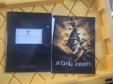 2 Horror MOVIE PRESS KITS Blair Witch Project & JEEPERS CREEPERS PICS CDs 