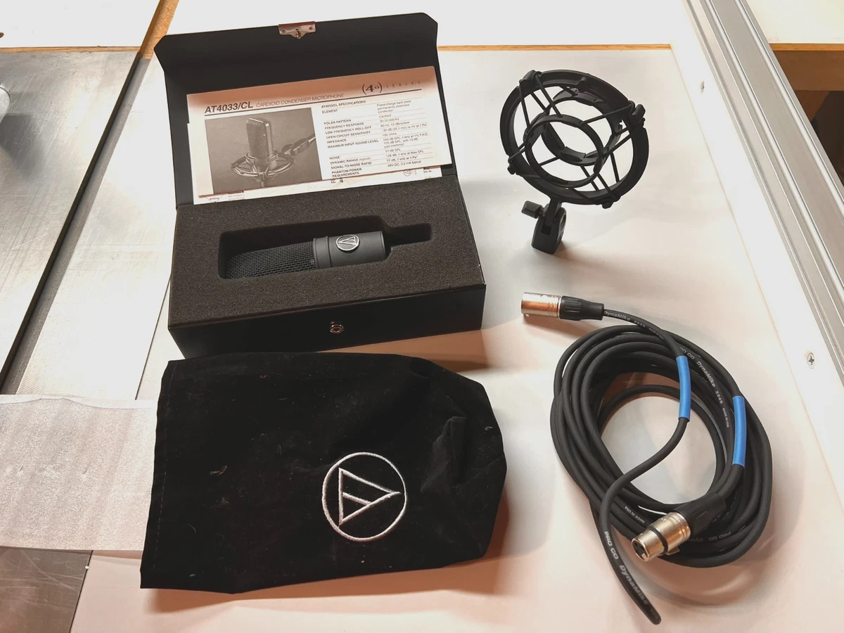 本日もさらに値下げ中！Audio-Technica AT4033A AT4033aCardioid Condenser Microphone | Audio-Technica