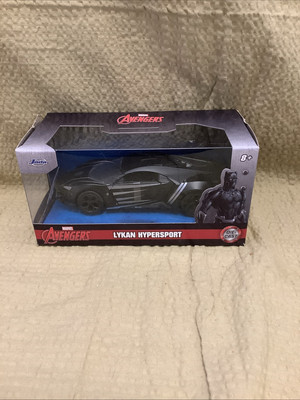 Marvel Avengers Black Panther Lykan Hypersport Die Cast JADA Car | NEW SEALED