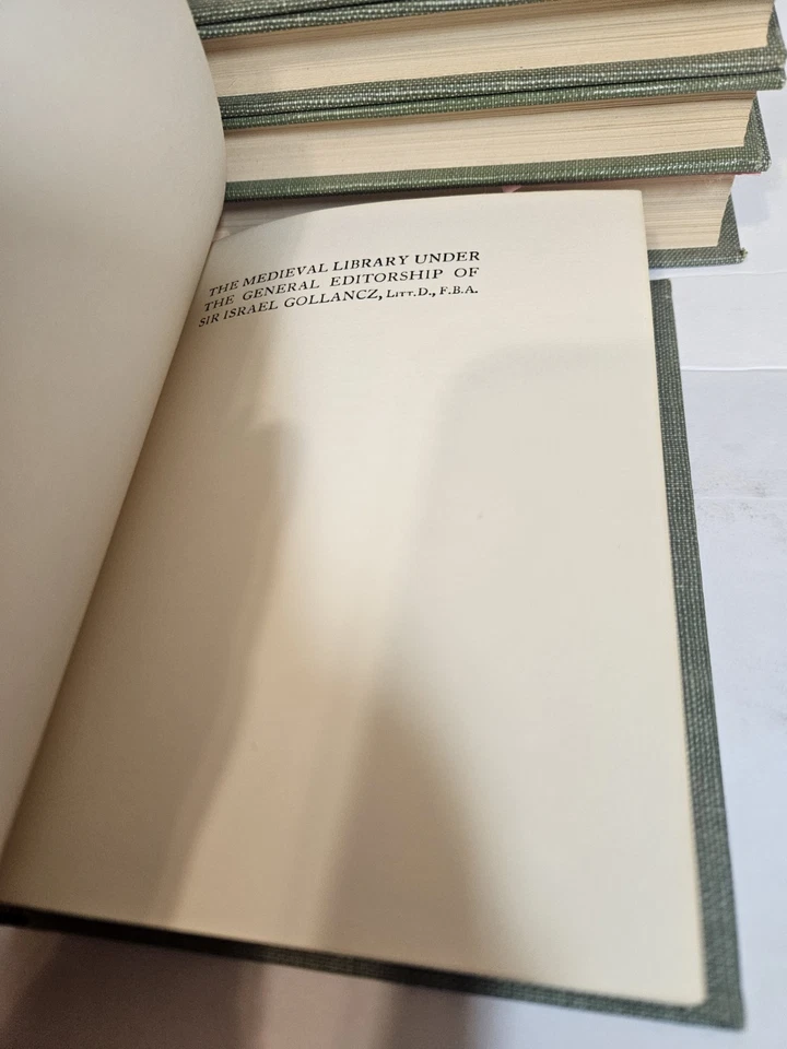 Medieval Library, Israel Gollancz, 5 Books: St. Boniface, Holy Fina, Pearl,Clig. Foto 4 de 4