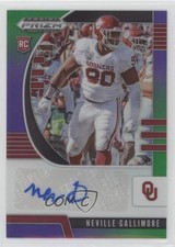 2020 Prizm Draft Picks Rookies Purple & Green /199 Neville Gallimore Auto 00e5
