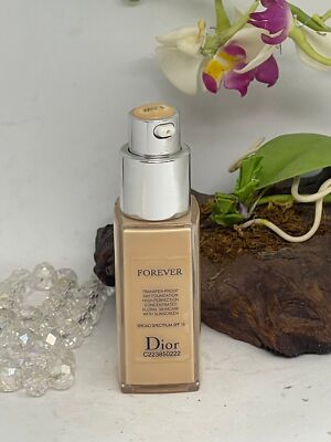 Dior Forever Transfer Proof 24H Foundation SPF 15 - 1.5W Warm - .67 oz - New