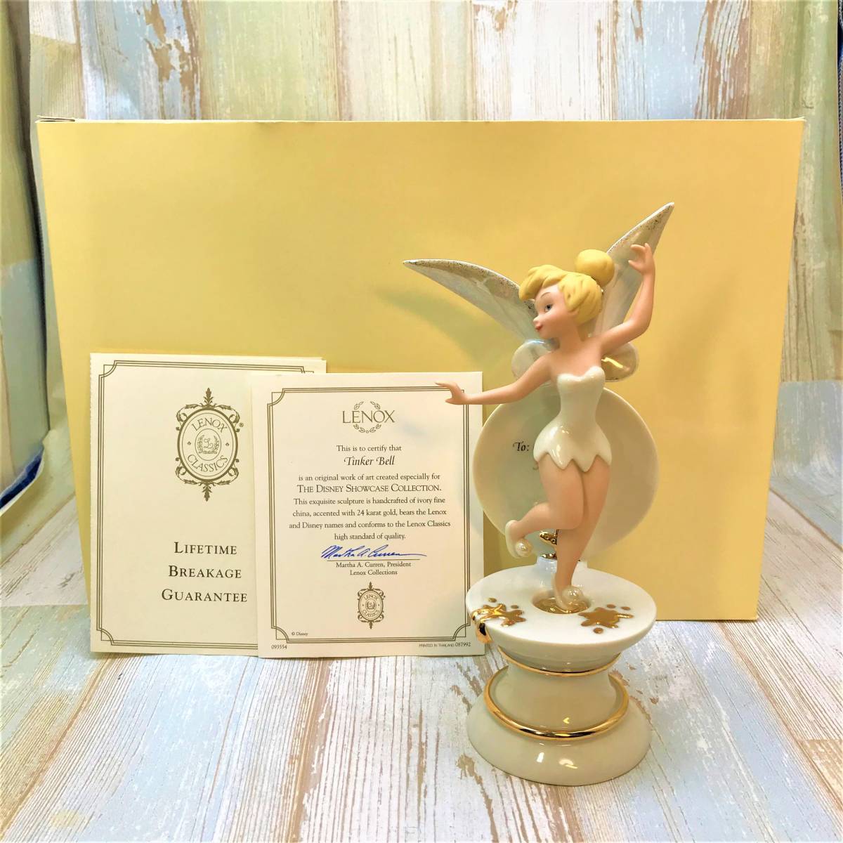 Disney☆ティンカーベル☆レノックス 陶器 オブジェ