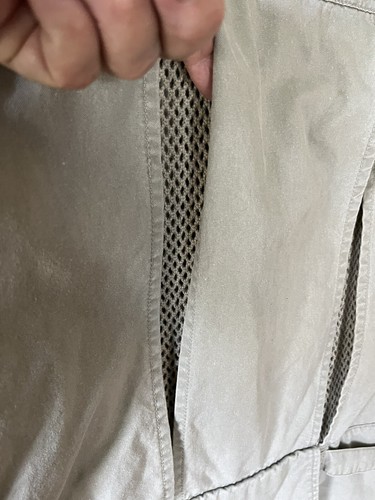 Lands' End Men's Fishing Hunting Utility Cargo Vest Multiple Pockets Vented L - Picture 15 of 17