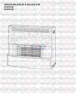 Valor Unigas Delux Kaminofen Glas 398 mm x 158 mm Rechteck Schott Robax