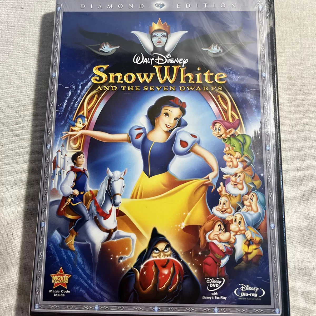 Disney Snow White and the Seven Dwarfs(DVD,2009,3-Disc Set) TESTED