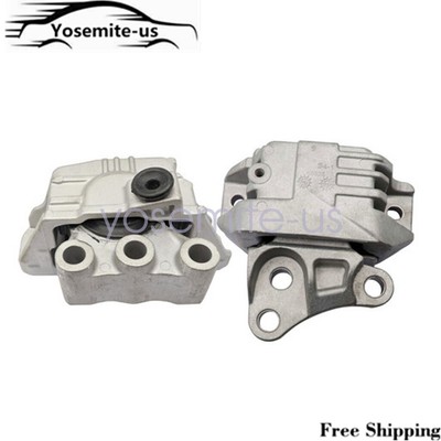 2X Engine Motor + Trans. Mount for Flat 500X Jeep Compass Renegade 2.4L L4 US