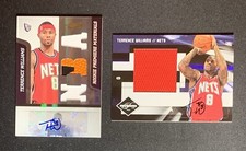 2009 Panini Terrence Williams Numbered Patch Auto Lot New Jersey Nets
