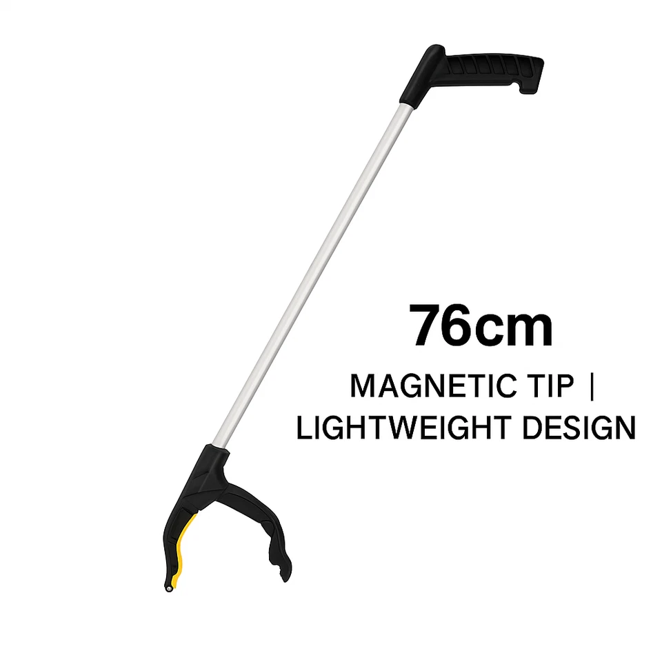 2PK Magnetic Aluminium Reacher Grabber Tool Lightweight Extendable Pick Up Stick - image 3 of 4