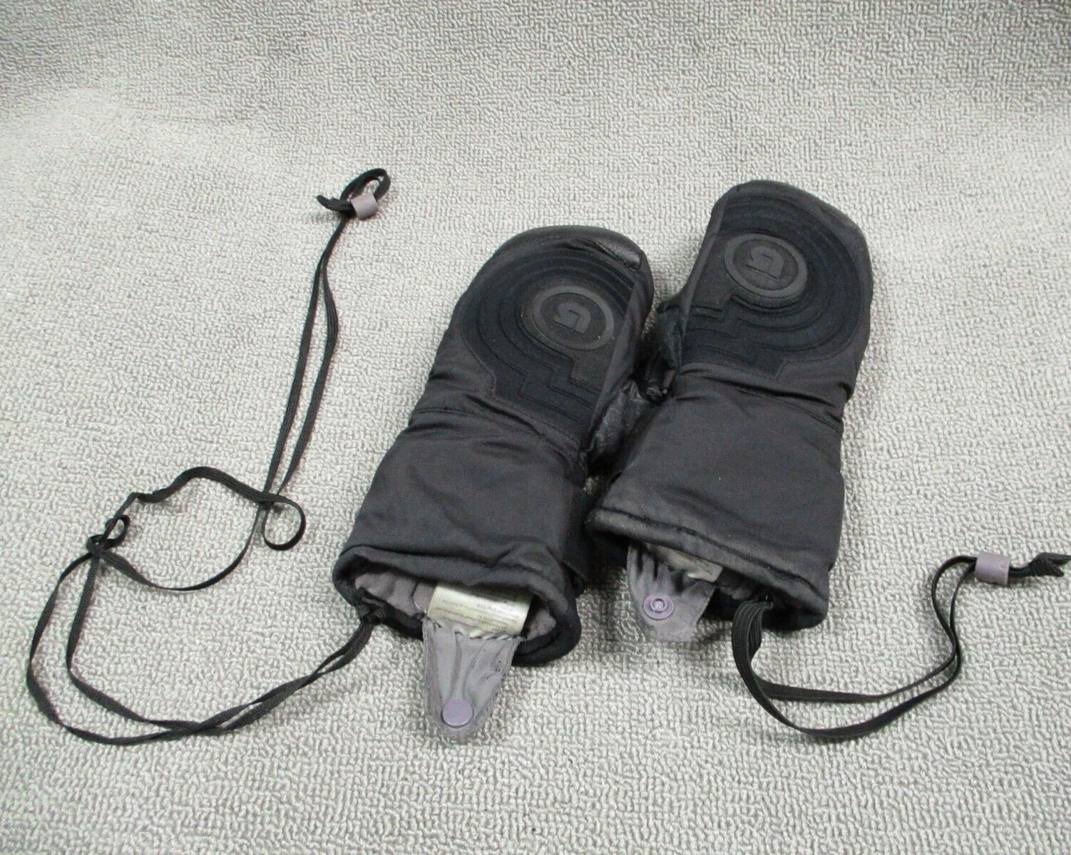 burton leather mittens snowboarding skiing gloves