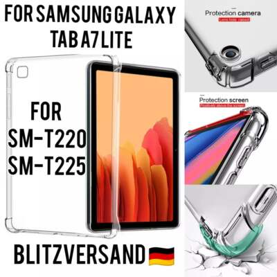 Für Samsung Galaxy Tab A7 Lite TPU Silikon Schutz Hülle Case SM-T225 SM-T220