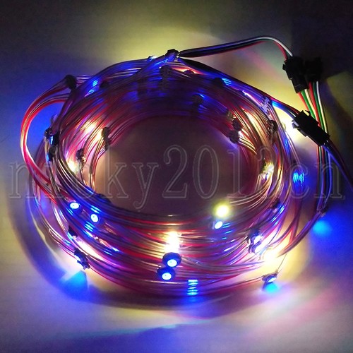 5V WS2812B 5050 RGBIC LED Pixel Module String Pre-Wired 5M 50LEDs Addressable - Picture 11 of 12
