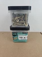 136 PC 12 X 2" SELF DRILL T25 WOOD TO STEEL 2 POUNDS NEW