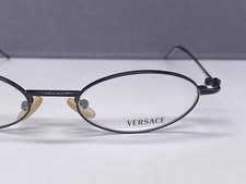 VERSACE Brille Damen Schwarz Oval  Lesebrille Klein Medusa M17 028
