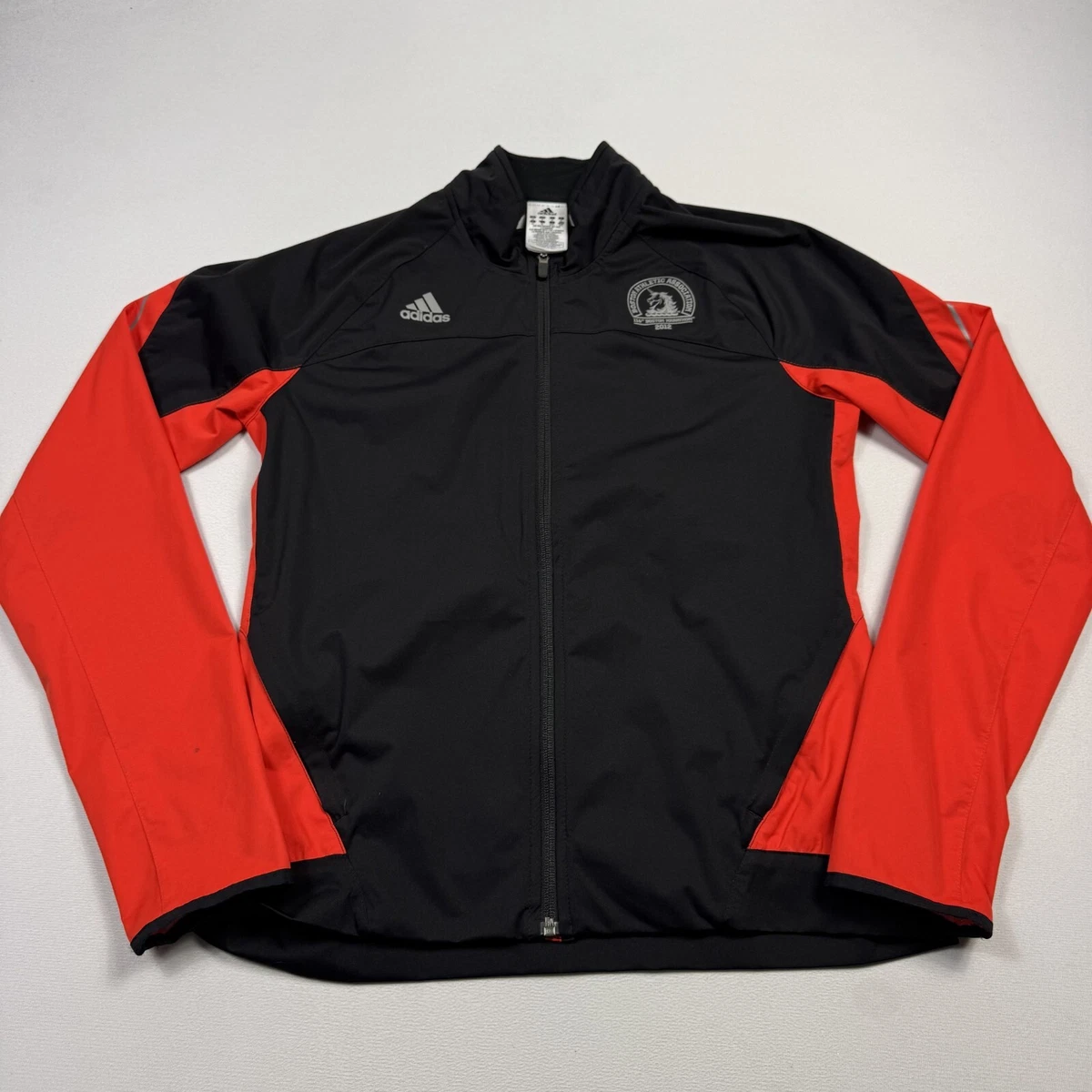 ウェア adidas Boston Marathon 2012 Windbreaker Adidas Boston Marathon 2012 Windbreaker Running Jacket Black Red