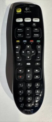 Logitech Harmony 200 Custom Programmable TV CABLE DVD Remote Control