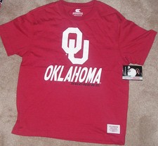 NEW NCAA Oklahoma Sooners T Shirt Youth Boys L Large 16 18 -Colosseum- NEW NWT