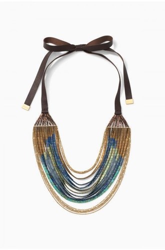 Stella & Dot River Tile Necklace Brand New In Original Box RV $198