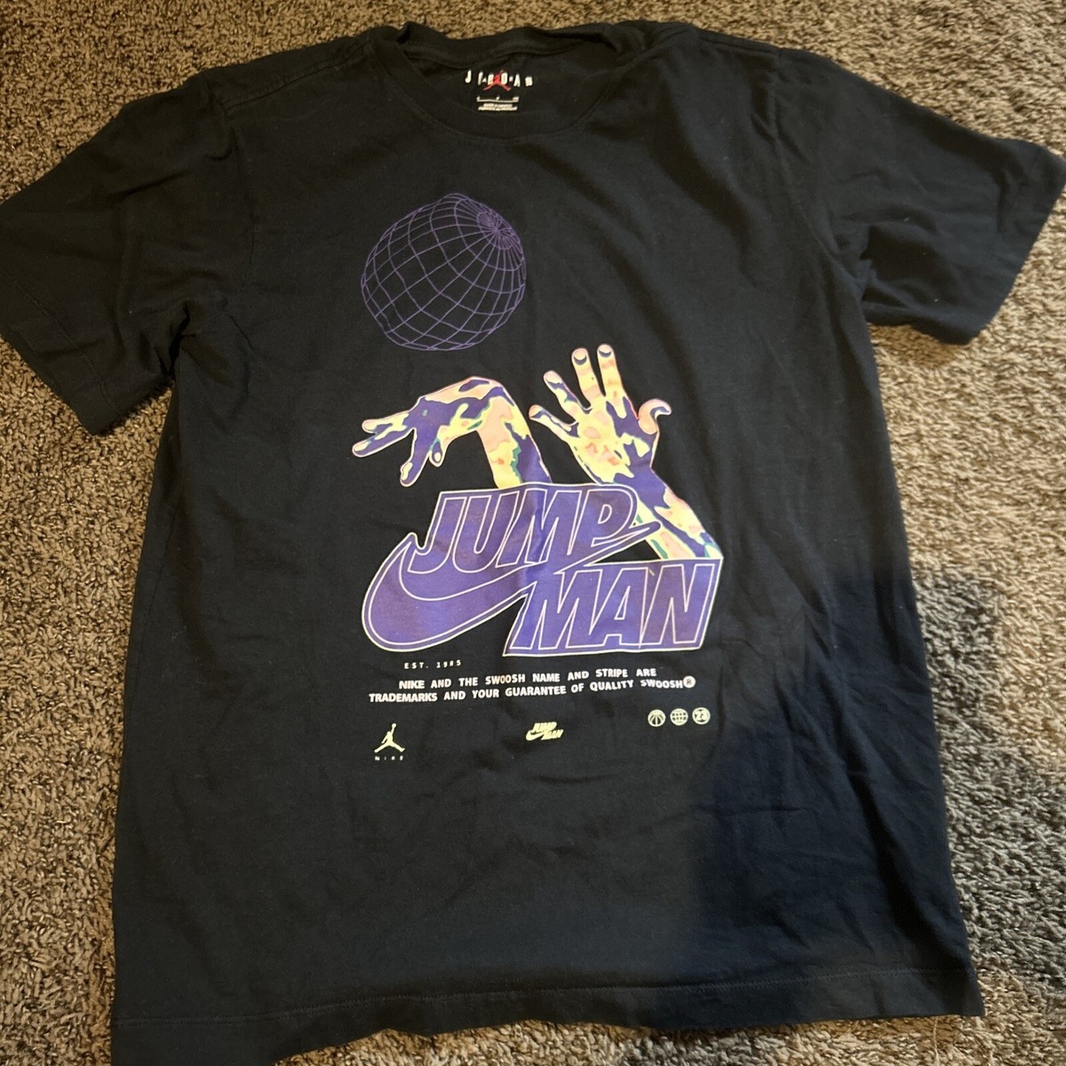 nike and the swoosh name and stripes are trademarks shirt