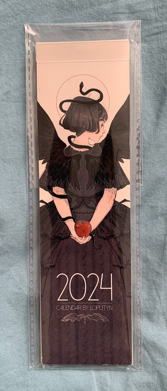 Calendar 2024 - Angels&Demons - Bookmarks by Loputyn