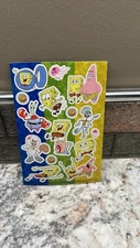 VIACOM INTERNATIONAL 2005 SPONGEBOB SQUAREPANTS STICKERS SET 3 SHEETS 