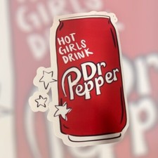 Handmade Dr pepper Sticker