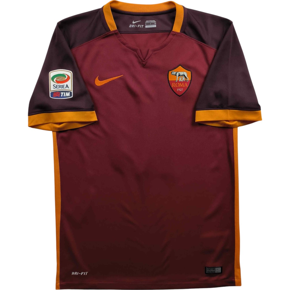 AS Roma 2015-16 Nike home Francesco Totti football jersey
