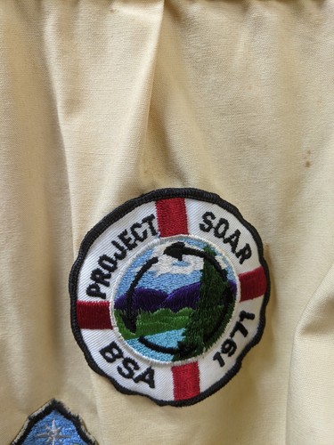 Vtg Boy Scouts Patches Jacket Gettysburg Rodney Scout 1971 Del Mar Va USAF 23rd - Picture 17 of 24