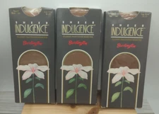 Sheer Indulgence Classic Pantyhose Nude Toe By Burlington 1980s