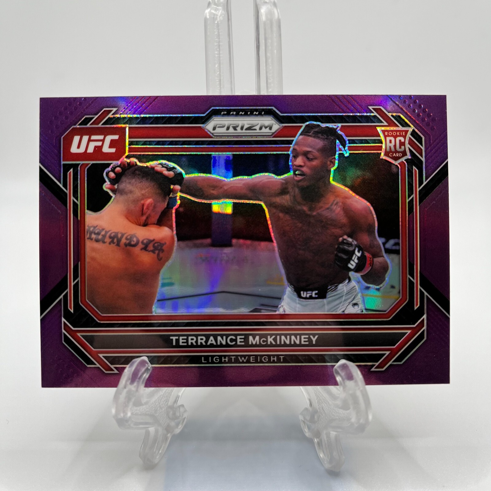 2023 Panini Prizm UFC Purple Prizm /149 Terrance McKinney #31 Rookie RC