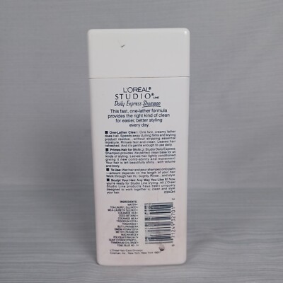 Loreal Studio Line Daily Express Shampoo 8 oz Vintage 90s